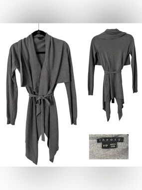 Theory Cashmere Wrap Cardigan